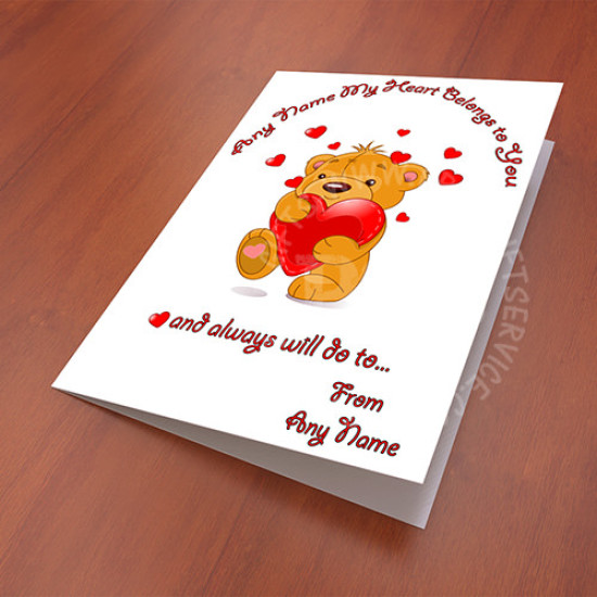 My Heart Belongs to You Card My Heart Belongs to You Card