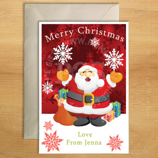 Christmas Santa Card Christmas Santa Card