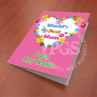 Worlds Best Mum Card