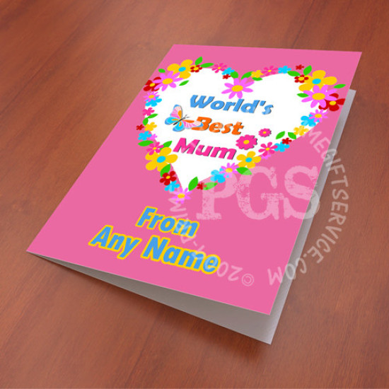 Worlds Best Mum Card Worlds Best Mum Card