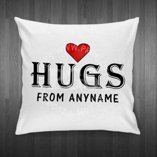 Hugs Personalised Cushion Hugs Personalised Cushion
