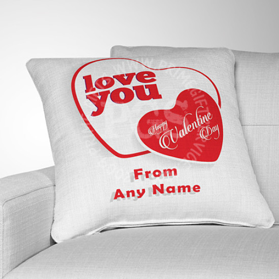 Double Heart Valentine Cushion Double Heart Valentine Cushion