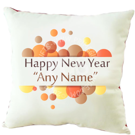 Happy New Year Personalised Cushion Happy New Year Personalised Cushion
