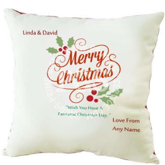 Merry Christmas Cushion Merry Christmas Cushion