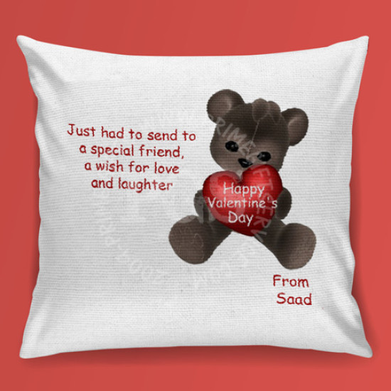 Valentine Teddy Cushion Valentine Teddy Cushion