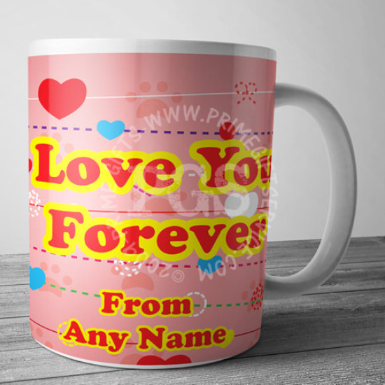 Love You Forever Personalised Mug Love You Forever Personalised Mug