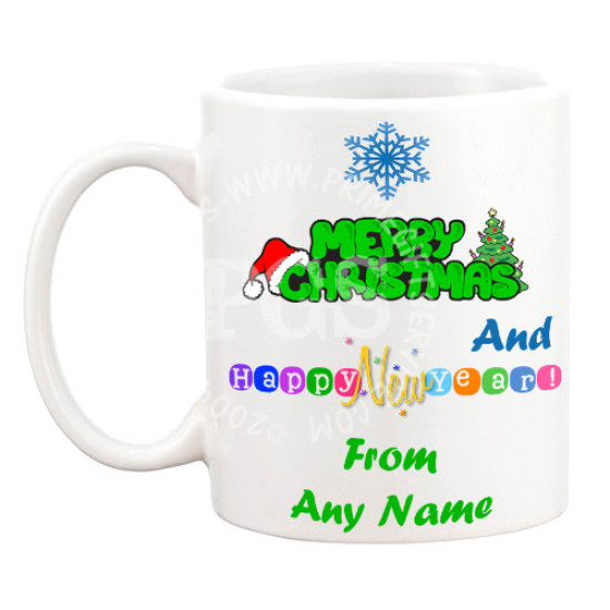 Merry Christmas and Happy New Year Mug Merry Christmas and Happy New Year Mug