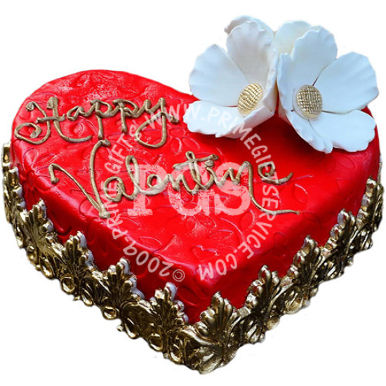 Heart Shape Special Valentine's Day Cake from Redolence Bake Studio Heart Shape Special Valentine's Day Cake from Redolence Bake Studio