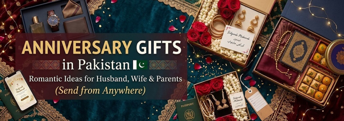 Anniversary Gifts in Pakistan: Romantic Ideas for Husband, Wife & Parents (Send from Anywhere)