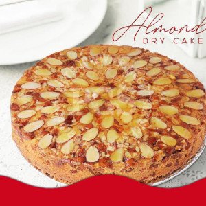 2lbs Almond Dry Cake from Ajwa bakers