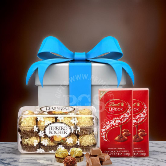 Lindt Lindor with Ferrero Rocher Lindt Lindor with Ferrero Rocher