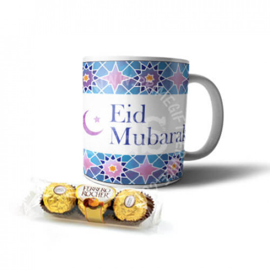 Eid Mug with Ferrero Rocher Chocolates Eid Mug with Ferrero Rocher Chocolates
