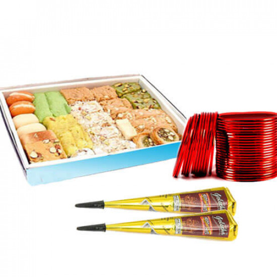 Free Mehndi with Bangles and Sweets Free Mehndi with Bangles and Sweets