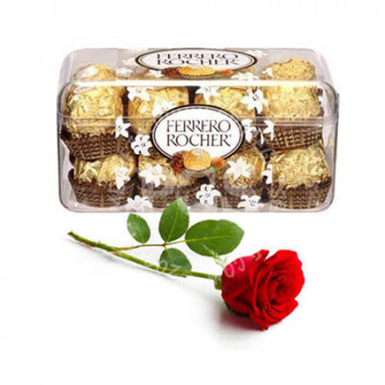 Free Rose With Chocolate Free Rose With Chocolate