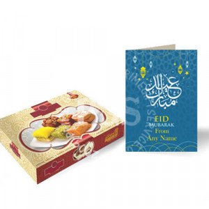 Mithai with Eid Card