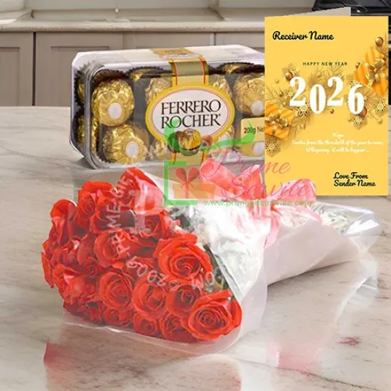 New Year Ferrero & Roses