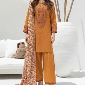 3 Piece Lawn Suit- Embroidered (Unstitched)
