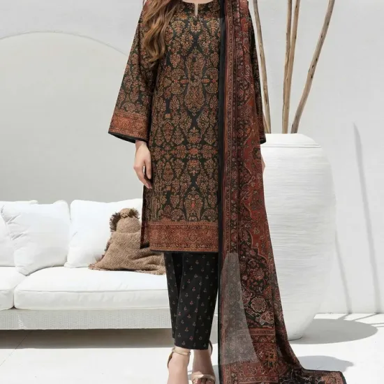 3 Piece Lawn Suit (Unstitched)