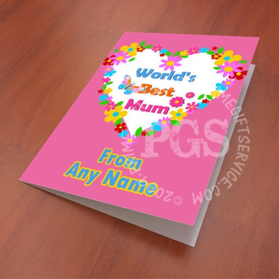 Worlds Best Mum Card Worlds Best Mum Card