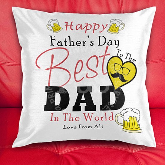 Happy Father's Day Personlised Cushion Happy Father's Day Personlised Cushion