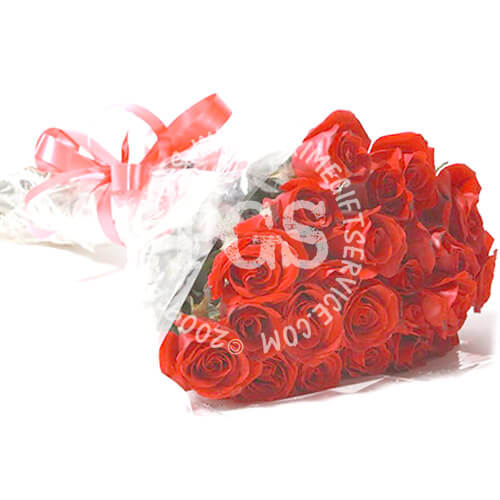 24 Red Roses Bouquet - birthday gift delivery in Pakistan