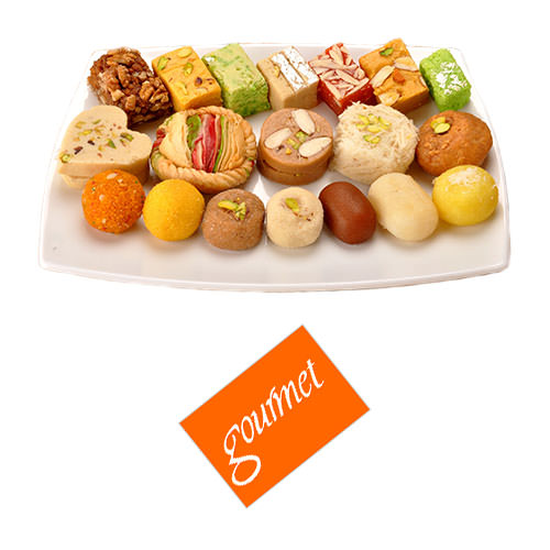 Gourmet Mix Mithai - 2Kg - birthday gift delivery in Pakistan
